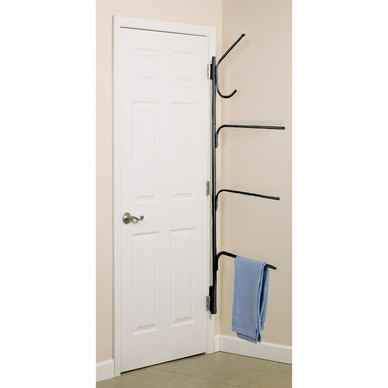 Door Hinge Towel Rack Hinge It Clutterbuster Household Essentials