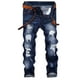 thumbnail image 1 of Pantalones largos de moda para hombre, con lazo elástico, ajustados, de pierna recta pequeña, 1 of 9