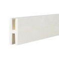 thumbnail image 1 of 0.74 in. x 8 ft. White Plastic H-Channel, Pack of 12, 1 of 1