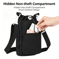 thumbnail image 4 of AOMRCOL Water Bottle Bag,Crossbody Holder for Walking Hiking Insulated Carrier Purse with Adjustable Strap, 4 of 7