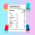 thumbnail image 5 of Teddy Pop and Friends Ring Lollipops 30 Count Assorted Flavors Blue Raspberry Strawberry Bubble Gum Cotton Candy Gluten Free Nut Free Treats, 5 of 7
