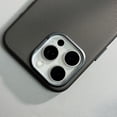 thumbnail image 4 of Hit Color PU Leather Relief MagSafe Phone Case for iPhone 15 16pro max 14 16 Pro 13 Wireless Charging Alloy Lens Hard PC Cover (army green,For iPhone 16 Pro Max), 4 of 7