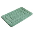 KQJQS Bathroom Rugs,24 Inch X 16 Inch,Soft And Absorbent Microfiber Bath Rugs,NonSlip Hairy