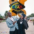 thumbnail image 6 of PMU Congrats Grad Cap Balloon Bouquet | Graduation Decoration Mylar Balloons | Graduation Balloons Class of 2024 Decor | Celebrate Success with Vibrant Graduation Balloons | Orange (5/Pkg) Pkg/1, 6 of 7
