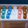 thumbnail image 5 of Clearance Storage Containers under $5 Miniature Glass Candy Jar Set For Dollhouse Decor 1:6 Blue, 5 of 8