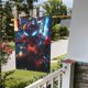 thumbnail image 5 of Bandera de jardín de temporada de Spider-Man, bandera de doble cara, bandera navideña para decoración navideña al aire libre., 5 of 8