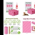 thumbnail image 5 of Pet Supplies Biodegradable Waste Bags For Dogs And Cats Scented Indoor Outdoor Use With Soil Degradation And Eco Friendly Design, 16.5x11.5x5.5 cm, Pink, 5 of 9