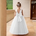 thumbnail image 4 of Robe de Fête de Noël pour Filles Sans Manches à Col Rond en Maille Robe Décontractée pour Filles 1 Pce, 4 of 6