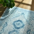 thumbnail image 5 of Balacho Boho Vintage Oriental Faux Wool Area Rug, 5' x 8', Blue, 5 of 7