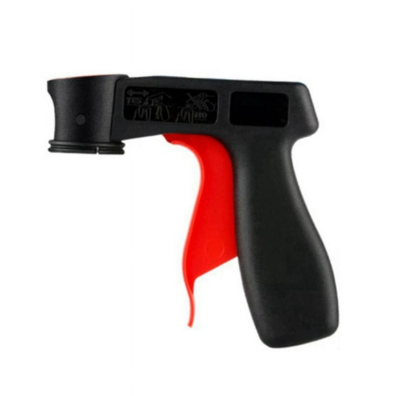 Polishing Paint Sprays Adaptor Instant Aerosol Trigger Handle with Full Grip Lock Universal Fit Cars Maintenance Tool,1 x Paint Handle,Black
