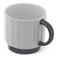 thumbnail image 2 of Thyme & Table Black Rib Mug, 2 of 5