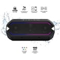 thumbnail image 1 of bocina altec lasing resistente al agua,bluetooth, cargador inalámbrico, luces LED, flota en el agua, tiempo de reproducción de 16 horas, 1 of 5