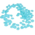 thumbnail image 2 of Outdoor Luminous Stones Colorful Fluorescent Luminous Pebbles for Dark Garden Courtyard Walkway Garden Trails 100 / Bag Light Blue, 2 of 8