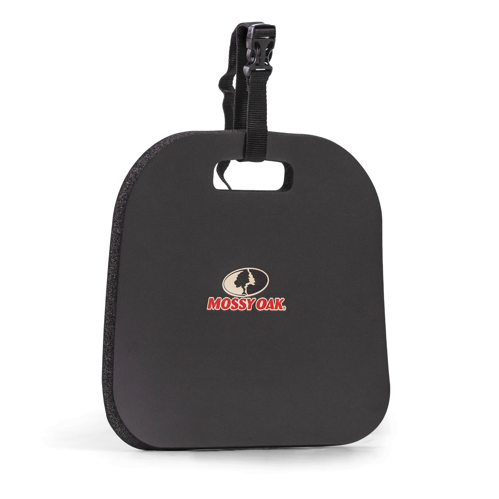 Mossy Oak Soft Foam Stadium Seat Cushion, 0.8 inch Thick, Black, Unisex