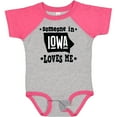 thumbnail image 3 of Inktastic Someone in Iowa Loves Me Souvenir Boys or Girls Baby Bodysuit, 3 of 5