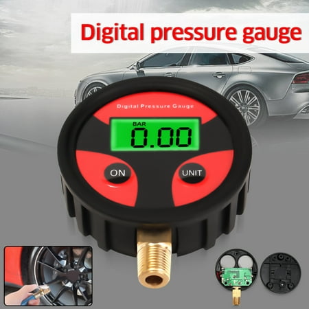 0-200PSI Digital Tyre Tire Air Pressure Gauge LCD Manometer Car Truck