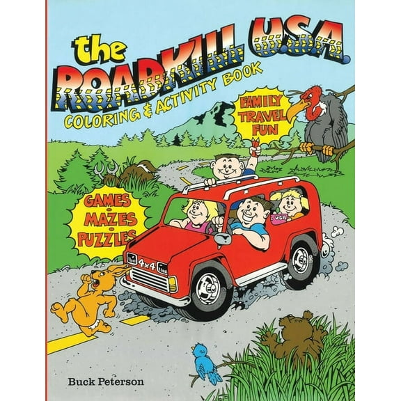 The Roadkill USA Coloring and Activity Book, (Paperback)