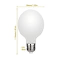 thumbnail image 3 of Bombilla Led Edison 6 Pzs G25 (g80) 5w E26 Blanco Y Cálido 4000, 3 of 4