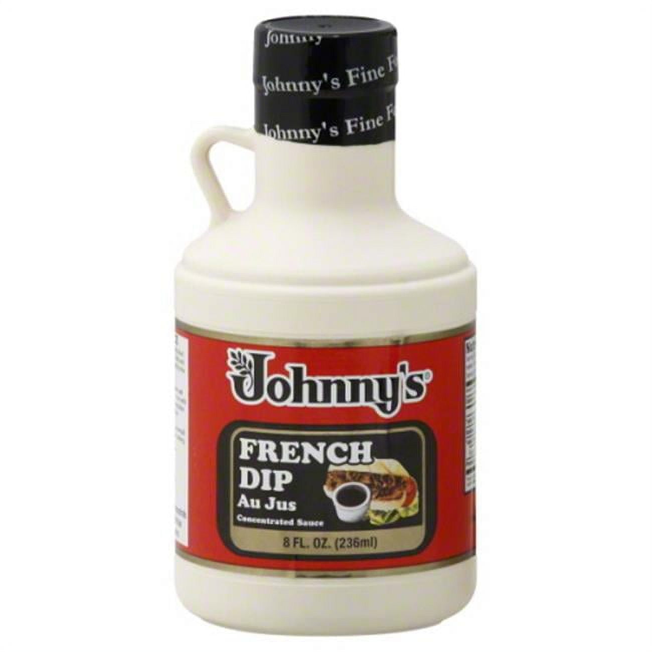 (4 pack) Johnny's French Dip Concentrated Sauce, 8 fl oz