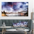thumbnail image 1 of Brooklyn Bridge over East River - Cityscape Canvas Print, 1 of 3