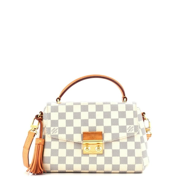 Pre-Owned Louis Vuitton Croisette Handbag Damier By Rebag