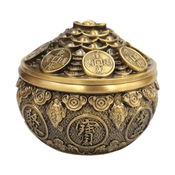 Quemador de incienso, soporte para incienso, adorno de escritorio único, incensario antiguo decorativo 9.2CMX9.2CMX8.3cm