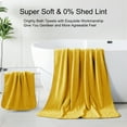 thumbnail image 5 of Beartech 8 Piece Microfiber Bath Towels Set - 2 Bath sheet, 2 Hand Towel, 4 Washcloths, Soft, Highly Absorbent, Quick Dry & Less Lint Shower towel for Bathroom, Hotel-Ginger, 5 of 7