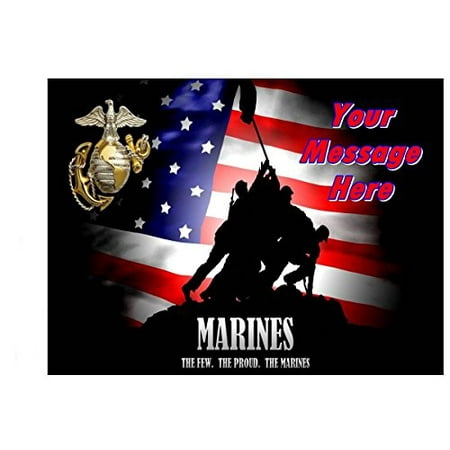 US Marines Edible Image Sheets Cake Toppers (Frosting
