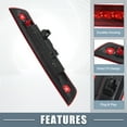 thumbnail image 3 of Unique Bargains LED Third 3rd Brake High Mount Stop Light 55156389AC for Jeep Grand Cherokee Chrome T Housing Red Lens, 3 of 8