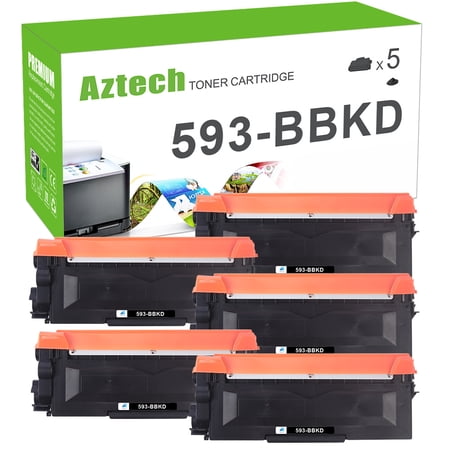 A Aztech 5-Pack Compatible Toner Cartridge for Dell 593-BBKD E310dw E514dw E515dn E515dw Printer Ink (Black) price history on PriceWatchPro