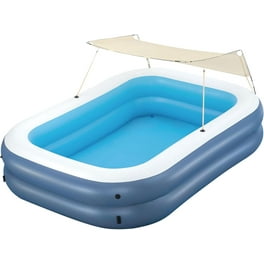ジョルディ-・ラバンダ L.A Pool H2OGO! Summer Bliss Shaded Inflatable Pool, 8'4