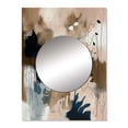 thumbnail image 2 of Designart "Reflections in Blue II" Abstract Mirror Wall Decor - Modern Blue Abstract Large Mirror For Wall Art Decor - 32" x 24" Inch, 2 of 5