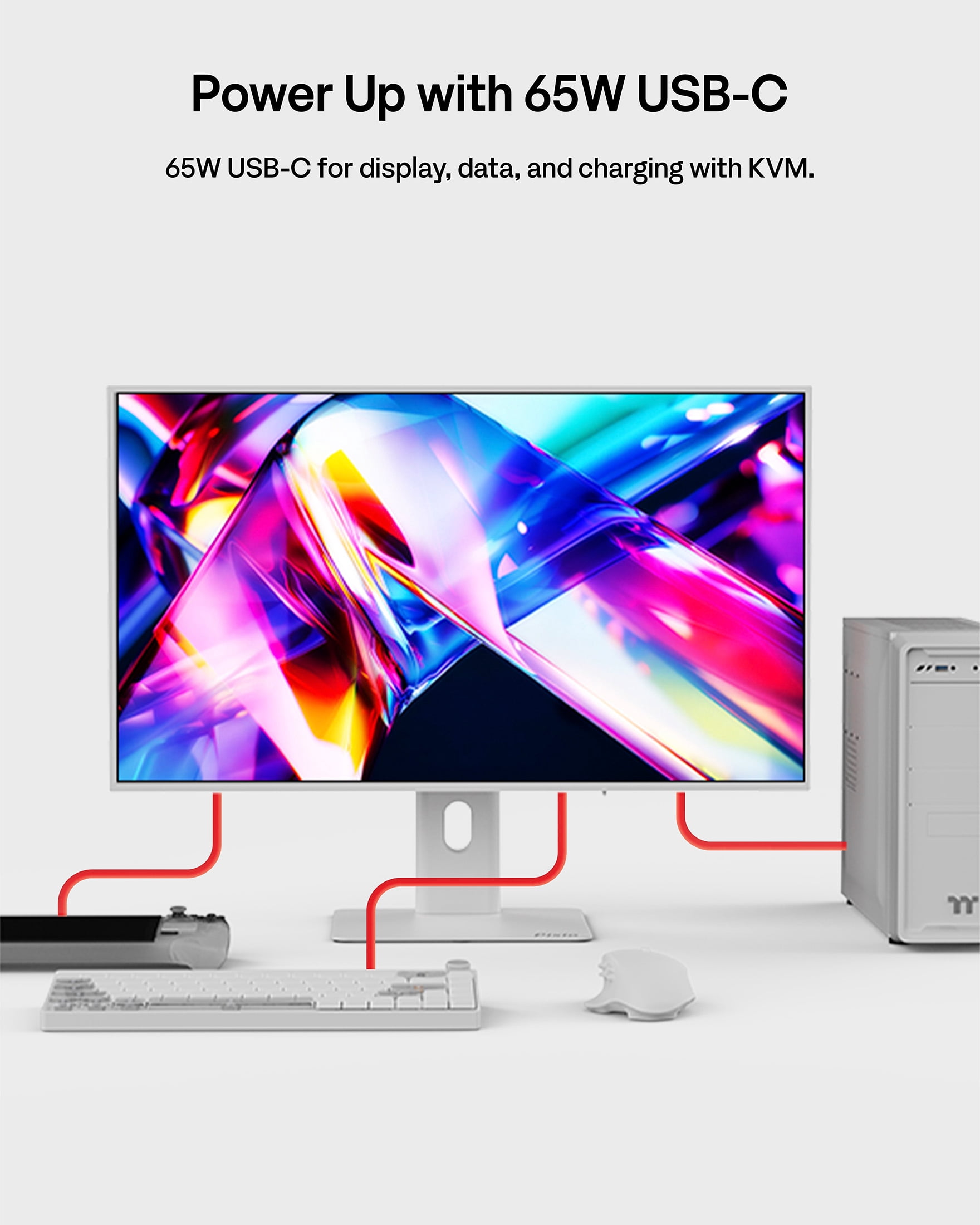 Pixio PX277 OLED Max Gen2 White 27 inch 240Hz Refresh Rate QHD