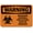 Warning Sign 5, variant on Bilingual Warning High Voltage Keep Out Aluminum Tin Warning Sign 8"x12" - For Home Outdoor Garden, Bilingual High Voltage Sign
