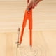 thumbnail image 3 of 1Pc Carpenter Precision Pencil Compasses Diameter Adjustable Dividers Woodworking Compass Max Radiu, 3 of 5