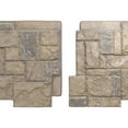 thumbnail image 4 of Ekena Millwork 49"W x 24 1/2"H x 1 1/4"D Castle Rock Stacked Stone, EverStone Faux Stone Siding Panel, Rockwall, 4 of 9