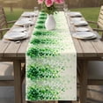 thumbnail image 4 of Spring Green Leaves Table Runner 48 Inches, Watercolor Vintage Vines Botanical Bed Runner Dresser Scarves Tabletop for Indoor Outdoor Parties/Ceremony/Banquet, 13" x 48", 4 of 9