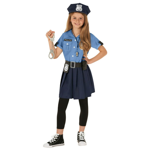 Morph Costumes Girl Police Officer Costume For Kids Girls Cop Costume ...
