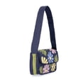 thumbnail image 3 of Scoop Women's Beaded Flap Shoulder Bag, Navy Print, 3 of 6