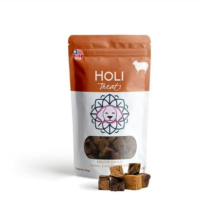UPC: 0850020648061 | HOLI – Lamb Liver Freeze Dried Single Ingredient Dog Treats – Made in USA Only – 100% All Natural