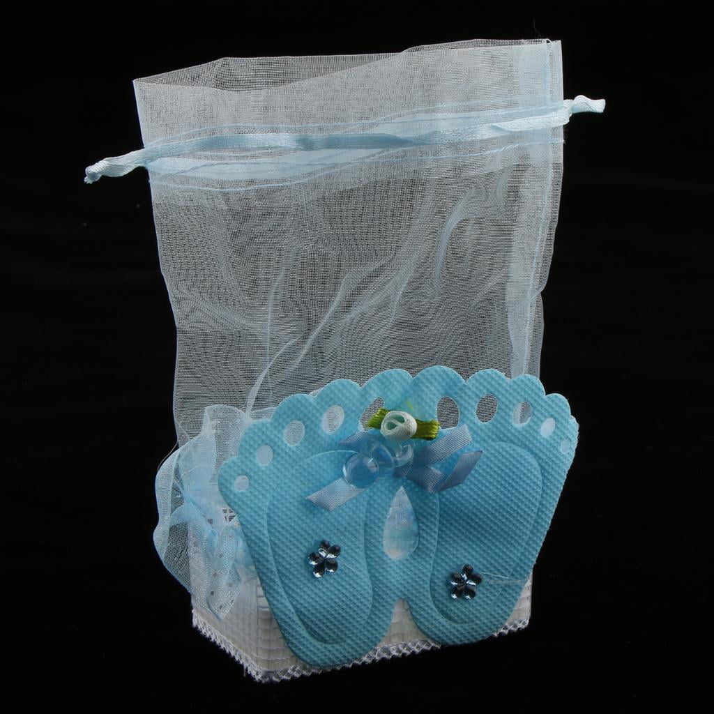 24 Pieces Gift Box Baby Shower Favor Blue