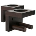 thumbnail image 1 of BESTYASH 2Pcs Solid Wood Baseball Bat Display Rack Wall Mount Holder Coffee Color for Home Storage, 1 of 7
