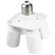 thumbnail image 2 of Atornille el adaptador del zócalo del bulbo Base del perno del convertidor E27 al 4E27 1 pedazo Sunnimix Convertidor del adaptador del zócalo del bulbo, 2 of 5