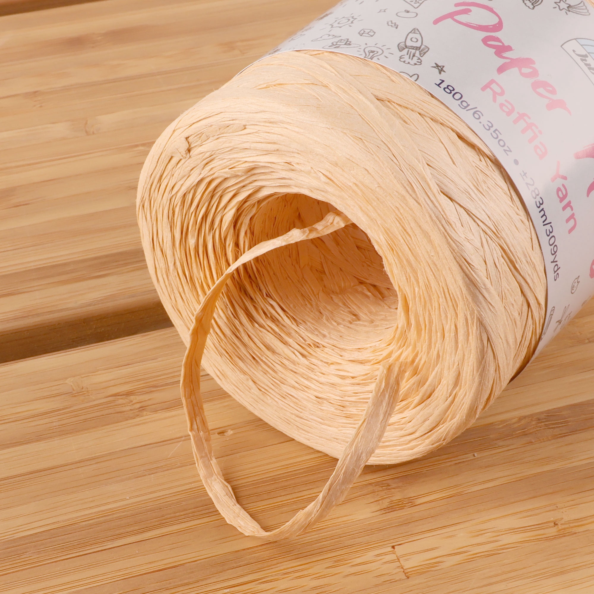 JubileeYarn Paper Notes Yarn - 180g/Cone Worsted Paper - Ami Guru - 2 Cones
