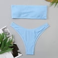 thumbnail image 4 of FhsagQ Ensembles de Maillots de Bain pour Femmes Résille Femmes Deux Pièces Maillot de Bain Uni Maillot de Bain Séparé Bikini Maillot de Bain Tenue de Plage Maillot Rembourré Femmes Ensembles de Maillots de Bain Robe Femmes Ensembles de Maillots de Bain Ensemble Bikini Bleu G, 4 of 7