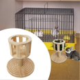 thumbnail image 2 of Wooden Hay Feeder Hay Feeder Cage Accessories Hay Rack Hamster Hay Trough Food Dispenser, 2 of 5