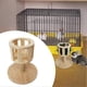 thumbnail image 2 of Wooden Hay Feeder Hay Feeder Cage Accessories Hay Rack Hamster Hay Trough Food Dispenser, 2 of 5