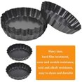 thumbnail image 2 of 6 Pcs 10cm Mini Quiche Pans Flan Tins,tart Pans Set Tart Tins Cases With Loose, 2 of 4