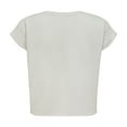 thumbnail image 3 of Women's Sportiqe Gray Los Angeles Lakers Cropped Genuine Issue Collection Alana T-Shirt, 3 of 3