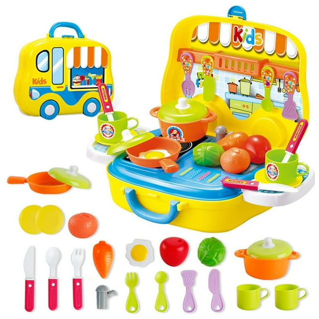 Kids Suitcase Toy Developmental Kids Suitcase Playset Preschool Pretend Toy
